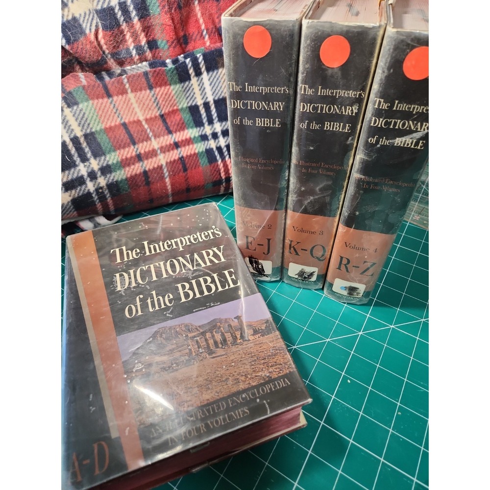 The Interpreters Dictionary Of The Bible 5-Volume Set Abingdon Press 1962, Good